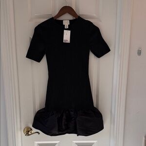 H&M Black Ribbed Dress